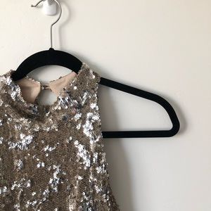 TFNC London Champagne Party Dress